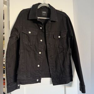 Zara Black Demin Jacket